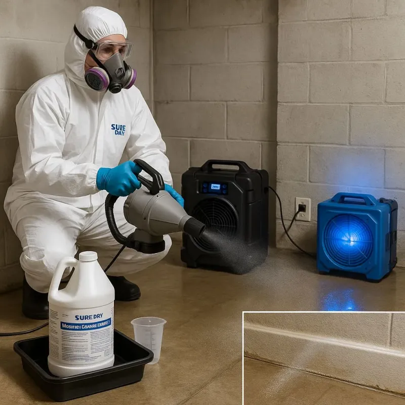 Sanitization and Odor Removal process in Fairview-Ferndale, PA