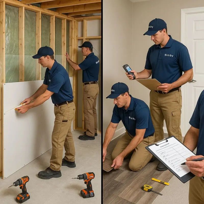 Repairs and Reconstruction process in Fairview-Ferndale, PA